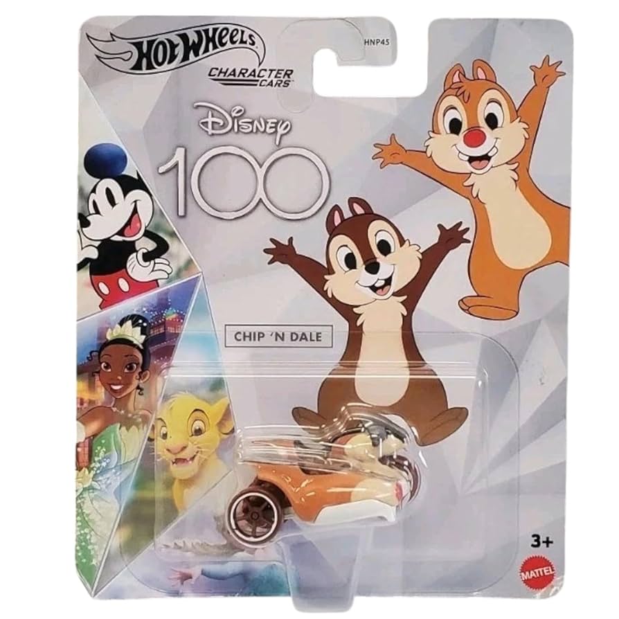 Amazon.com: Hot Wheels Disney 100 Character Cars, Chip 'n